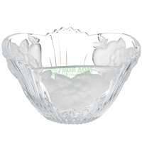 Конфетница 16,5 см матовая Crystal Bohemia "Фрукты" 122754 