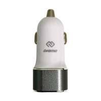 Автомобильное зарядное устройство DIGMA , 2.1A, белый DGCC-1U-2.1A-WG