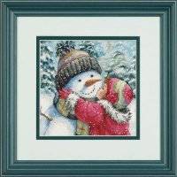 8833-DMS A Kiss for Snowman 