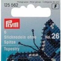 125562 Иглы для вышивания со скруглённым остриём 26 PRYM 