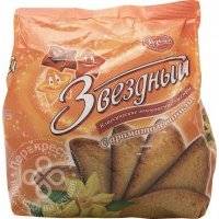 Сухари Звездный Классические с ароматом ванили 350г 