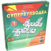 Игры в слова "Супербукводел", 100 фишек (ИН-1802) 
