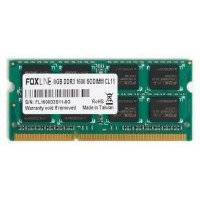 Оперативная память для ноутбука Foxline FL1600D3S11-8G CL11 SO-DIMM 8Gb DDR3 1600 MHz FL1600D3S11-8G