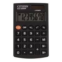 Калькулятор CITIZEN , 8-разрядный, черный SLD-200NR