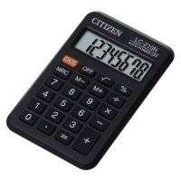 Калькулятор CITIZEN , 8-разрядный, черный LC210NR