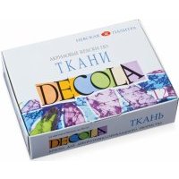 Краски по ткани акриловые "Декола" (12 цветов) (4141216)