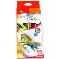 Карандаши цветные "ColoRun" (12 цветов, трехгранные) (EC00300) 