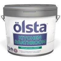 Краска для кухонь и ванных Olsta База A 2,7 л 