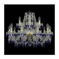 Подвесная люстра Bohemia Ivele Crystal 1410/10+5/240/G/V3001
