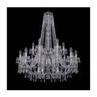 Подвесная люстра Bohemia Ivele Crystal 1403/12+6/300/h-100/2d/Ni