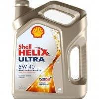 Технические жидкости и масла Масло моторное SHELL ULTRA синтетическое 5w40 4л