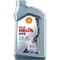 Технические жидкости и масла Масло моторное SHELL HELIX HX8 синтетическое 5w40 1л