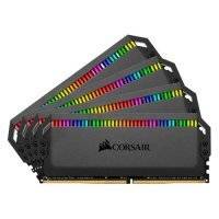 Модуль памяти CORSAIR DOMINATOR PLATINUM RGB DDR4 - 4x 16Гб 3000, DIMM, Ret CMT64GX4M4C3000C15