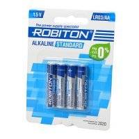 Батарейки ROBITON Standard LR03 (AA) 4шт