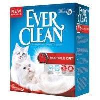 Наполнитель для кошачьего туалета EVER CLEAN Multiple Cat комкующийся для нескольких кошек 6л