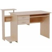 Компьютерный стол Мебельсон Ирбис дуб млечный