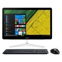 Моноблок ACER Aspire Z24-880, 23.8", Intel Core i3 7100T, 4Гб, 1000Гб, Intel HD Graphics 630, DVD-RW, Windows 10, черный и серебристый [dq.b8uer.001] DQ.B8UER.001