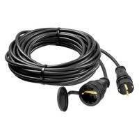 Удлинитель силовой Stayer 3x1.5кв.мм 1розет. 10м КГ без катушки черный 55026-10
