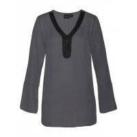 Туника с декоративной лентой