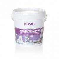 Краска для детской комнаты HUSKY база А 0,9 л