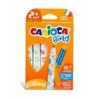 Фломастеры Carioca Baby 2+ круг. 6цв. (6шт.) 42813