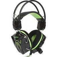 Игровые наушники Smartbuy Rush Cobra SBHG-1200 черный/зеленый