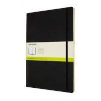 Блокнот Moleskine CLASSIC SOFT A4 192стр. нелинованный мягкая обложка черный QP643