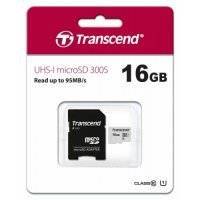 Карта памяти Transcend TS16GUSD300S-A 16Gb