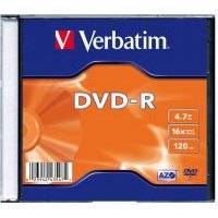 Verbatim DVD-R 4.7Gb 16x Slim case, 1шт