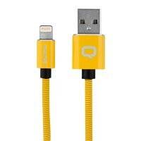 Кабель для iPod, iPhone, iPad Qumo MFI Fullmetall XR Color Yellow