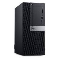 Компьютер DELL Optiplex 7070, Intel Core i5 9500, DDR4 8Гб, 1000Гб, Intel UHD Graphics 630, DVD-RW, Windows 10 Professional, черный и серебристый [7070-4852] 7070-4852