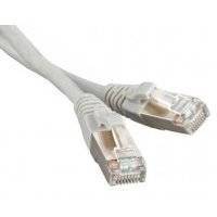 Патч-корд F UTP Hyperline, кабель экранированный, сетевой Ethernet Lan для интернета, категория 6 витой, 100 Fluke LSZH, 1,5 м, серый PC-LPM-STP-RJ45-RJ45-C6-1.5M-LSZH-GY