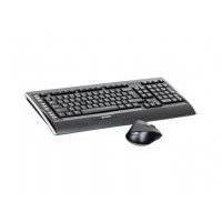 Клавиатура+мышь A4Tech W 9300F USB (черный), 2.4G наноприемник V-Track Wireless 9300F