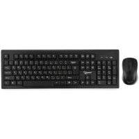 Комплект клавиатура + мышь Gembird KBS-8002 Black USB, черный, английская/русская KBS-8002
