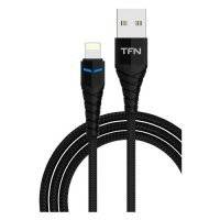 Кабель TFN Knight, USB A (m), USB Type-C (m), 1м, черный [tfn-cknusbcusb1mbk] TFN-CKNUSBCUSB1MBK