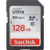 Карты памяти SanDisk Ultra SDXC Class 10 UHS-I 80MB/s 128GB