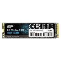 SSD накопитель SILICON POWER M-Series 512Гб, M.2 2280, PCI-E x4, NVMe SP512GBP34A60M28