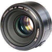 Объективы для фото и видеокамер Yongnuo 50mm F/1.8 Canon EF (черный)