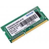 Память SO-DIMM DDR3L Patriot 4Gb 1600MHz (PSD34G1600L81S) 