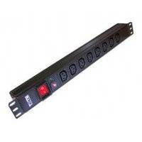 Блок розеток Lanmaster TWT-PDU19-10A8C13 TWT-PDU19-10A8C13