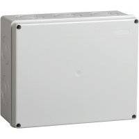 UKO10-240-195-090-K41-44 Коробка КМ41271 распаячная для о/п 240х195х90 мм IP44 (RAL7035, кабельные вводы 5 шт) IEK