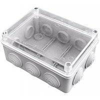 plc-kmr-050-041pk Коробка распаячная КМР-050-041пк пылевлагозащищенная,10 мембранных вводов, уплотнительный шнур, прозрачная крышкой (156х113х77) PROxima EKF КМР-050-041пк PROxima