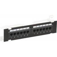 PP12-C6U-D05 ITK Настенная патч-панель кат.6 UTP, 12 портов (IDC Dual) IEK 