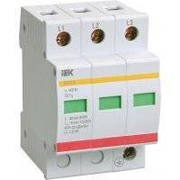 MOP20-3-B Огр-ль имп перенапр ОПС1-B 3Р In=30kA Un=400B Im=60kA ИЭК IEK 