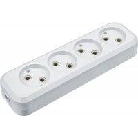 61587 Колодка igator 61 587 NCA-BL01-04-X-WH 4гн б/з АБС пластик Navigator 61 587 NCA-BL01-04-X-WH