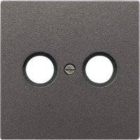 LS metal AL2990TVAN Крышка розетки телевизионной (TV+Radio, антрацит) JUNG AL2990TVAN