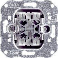 System55 010800 Переключатель двухклавишный (10 А, механизм, скрытая установка) Gira 