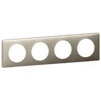 Celiane 068904 Рамка 4-постовая (титан) Legrand 068904