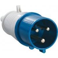 PSR01-032-3 Вилка ССИ-023 переносная 2Р+РЕ (32А, 220В, IP44) IEK PSR01-032-3