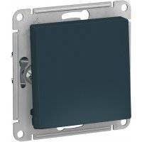 AtlasDesign ATN000815 Выключатель однокнопочный (10 А, под рамку, скрытая установка, изумруд) Упаковка (5 шт.) Schneider Electric ATN000815